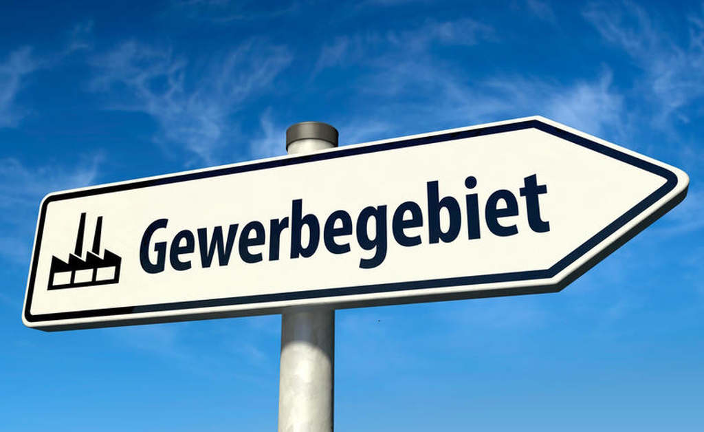 45 Presseartikel über die FDP Hohen Neuendorf entdecken 3 Hinweisschild Gewerbegebiet