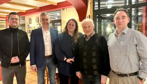 Ortsvorstand neu gewählt: Raphael Börger, Mathias Münch, Claudia Brücher, Klaus Schuster und Sylvio Härder - der neue Vorstand der FDP Hohen Neuendorf